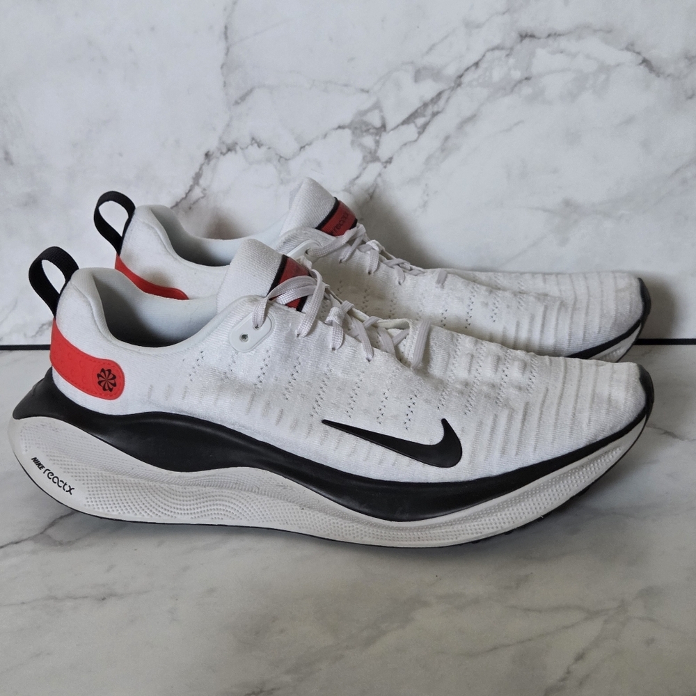 Nike ReactX Infinity Run 4 White Black Light Crimson Men Sneakers Shoes 13